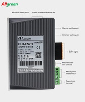 Moteur pas à pas hybride NEMA 34 à boucle fermée avec EtherCAT, couple de maintien 10 Nm, courant 5 A, driver 2 phases, modèle LC86H2129+CL3-E86H