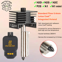 Untuk Printer 3D Bambu Lab P2S High Flow Hotend Heating Assembly H2C/H2S/H2D/X2D/A1/A1 Mini/A2L Hot End Kit Nano-coating Nozzle