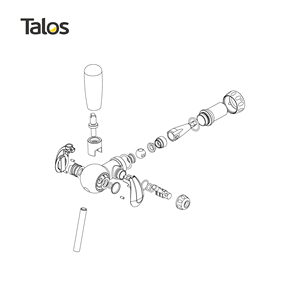 TALOS Gold Ball <strong>Taps</strong> Belgium Beer <strong>Tap</strong> for <strong>Drinking</strong> Beer <strong>Dispensers</strong> - Product Image 4