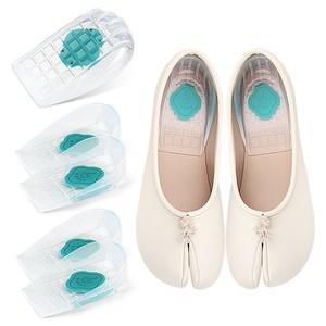 Coussinet de <span class=keywords><strong>talon</strong></span> en gel de silicone de qualité médicale, amovible, avec noyau d'absorption des chocs souple, pour le soulagement de la <span class=keywords><strong>douleur</strong></span> de l'épine calcanéenne et des excroissances osseuses - Product Image 1