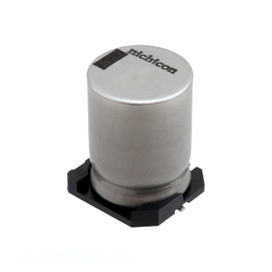Condensateur SMD original 3300 uF UUJ1A332MNJ6MS à montage en surface, en aluminium, 3300UF 20% 10V - Product Image 1