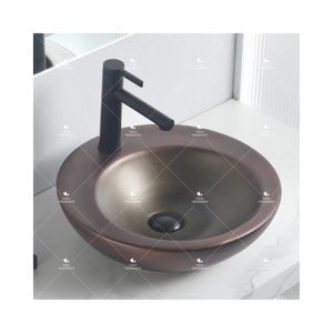 Au-dessus Du Comptoir Sanitaire <span class=keywords><strong>WC</strong></span> Forme Ronde Design Créatif Lavabo À La <span class=keywords><strong>Main</strong></span> Salle De Bains Comptoir Art Évier Bol Pour Hôtel - Product Image 1