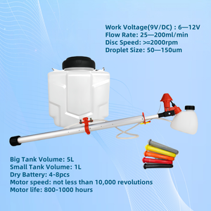 Pulverizador Agrícola ULVA+ de Ultra Bajo Volumen (ULV) con Tanque de <span class=keywords><strong>Mochila</strong></span> de 5L para Pesticidas - Product Image 5