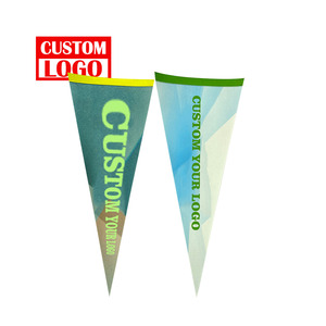 Drapeau fanion en feutre personnalisé avec impression sur une face par sublimation - Product Image 1