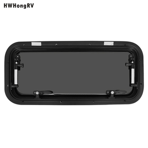 Hwhongrv Đôi Acrylic Arc Tophung Bản Lề Cửa Sổ Hợp Kim Nhôm Kính Chắn Gió Cho RV <span class=keywords><strong>Caravan</strong></span> Trailer Motorhome Và Camper - Product Image 6