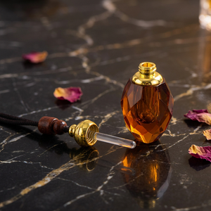 Collar con Colgante de Cristal Natural de Cuarzo Turquesa, Botella de Perfume de Aceites Esenciales - Product Image 6