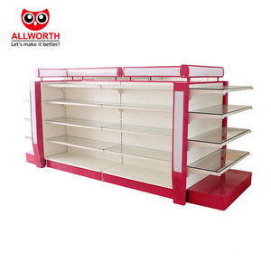 中国制造热卖耐用黑色金属展示架零售店超市吊船搁架单元 - Product Image 5