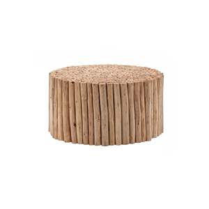 Juego de muebles de sala de estar de mesa de centro de estilo de granja Natural convertible DB para decoración de interiores - Product Image 3