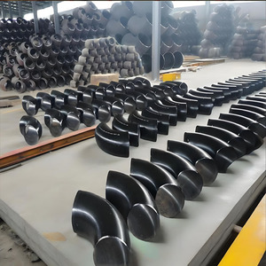 ASME B16.9 B16.28 High Pressure Industrial <strong>Pipe</strong> <strong>Fittings</strong> 45 90 180 Degree Black Seamless Carbon Steel Elbow Butt <strong>Welded</strong> - Product Image 3