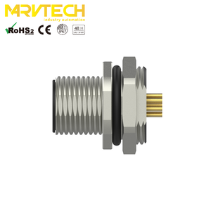 ขั้วต่อไฟฟ้า FEAM5F-P IEC ระดับ IP67 ทองเหลือง/เคลือบทอง รองรับกระแสไฟ 4A แรงดัน 60V สำหรับยานยนต์และการสื่อสารข้อมูล - Product Image 2