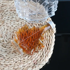 Bouteilles en verre pour sirop <span class=keywords><strong>d</strong></span>'érable fantaisie transparentes vides de 50 ml, 100 ml, 250 ml, bouteilles à liqueur avec bouchon à vis - Product Image 3