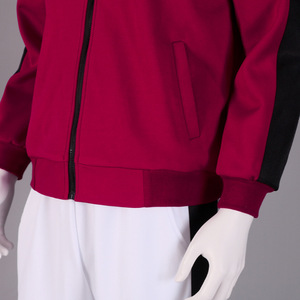 Inarizaki High School Volleyball Club Jacket Unisex Breathable <b>Tracksuit</b> Red 380g Simple Design - Product Image 2