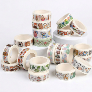 Cinta Adhesiva Washi Verde de Línea Fina para Pintores, Cinta Washi Impresa Personalizada con Logotipo de Marca, Proveedor Mayorista de Cinta Washi con Impresión Personalizada - Product Image 6