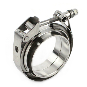 Abrazaderas de Banda para Silenciador de Escape de 2.0 Pulgadas, Abrazadera de Liberación Rápida Tipo V con Bridas Macho y Hembra, Abrazadera de Escape de Acero Inoxidable para Automóvil - Product Image 5
