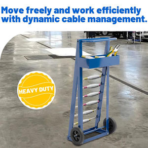 JH-Mech supporto cavo sfuso cavo <span class=keywords><strong>carrello</strong></span> di stoccaggio per elettrico industriale trasportabile a più assi cavo portatile Caddy - Product Image 3