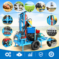 Foreuse hydraulique professionnelle pour puits d'eau 35 CV certifiée CE, profondeur 150m-200m, pour les marchés internationaux