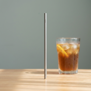 Custom Eco-Friendly Diamond-Tip Pure Titanium Thin Straw (Single) - Product Image 2