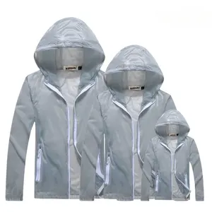 Trẻ Em Kích Thước Chạy Áo Khoác UV Bằng Chứng Mặt Trời Bảo Vệ Unisex Áo Khoác Thể Thao Đi Bộ Đường Dài Áo Khoác Ngoài Trời Không Thấm Nước Cho Trẻ Em