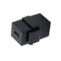 Amerikanischer Typ mit Kartenstecker 3.0 Typ C USB In-Line-Koppler Keystone-Jack-Adapter-Einsatz für Telekommunikation erhältlich