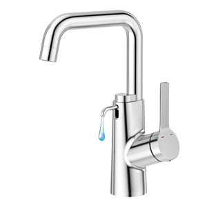304 Single Lever Bar Sink Built-in Bathroom Basin Faucet Mixer Tap with Soap Dispenser Set - Product Image 1