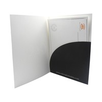 Nueva Carpeta de Presentación de Papel Mate de Lujo, Impresión UV en Colores Vibrantes, Carpeta Profesional y Sostenible para Promoción de Negocios y Marca
