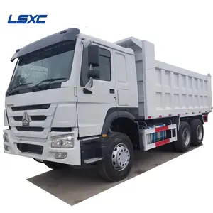 Gebruikte Dump Truck Howo 336 6X4 Zelfladende Dumper Vrachtwagen Transporter Goedkope Prijs In China Te Koop