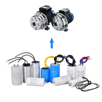 Condensateur à film CBB60 450VAC 6uF, condensateur de démarrage et de fonctionnement pour pompe à eau et pompes submersibles