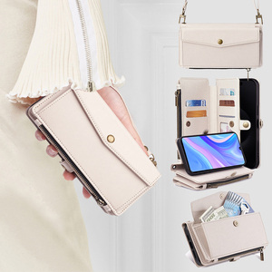Custodia Designer Multifunzione in Pelle con Portafoglio e Slot <span class=keywords><strong>per</strong></span> Carte Antiurto <span class=keywords><strong>per</strong></span> iPhone 18 Pro Max 17 16 15 Plus 14 Pro Max - Product Image 2