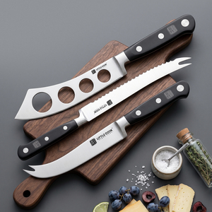 Juego de 3 Cuchillos para Queso de 6 Pulgadas, Cortador y Rebanador, Cuchillo de Cocina Multifuncional de Lujo, Ecológico, para Restaurante, para Untar Mantequilla - Product Image 3