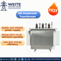 Transformador de Potencia Trifásico de 400V 11kV 1250kVA, Sumergido en Aceite, Bobinado de Cobre, 50/60Hz, Totalmente Sellado, Certificado CE para Fabricación