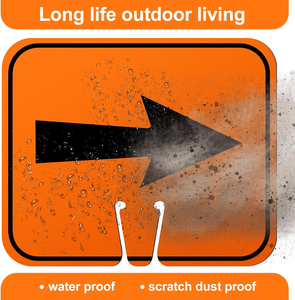 Panneaux de signalisation routière orange pour dérivation, cônes directionnels avec flèches <span class=keywords><strong>gauche</strong></span>/droite, haute visibilité, étanches, pour travaux extérieurs - Product Image 3