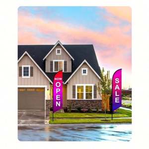 Banderas de Playa Promocionales, Pancartas de Fibra de Vidrio con Impresión Personalizada, Duraderas, en Forma de Lágrima, de Poliéster, para Exhibición Colgante en Eventos Publicitarios - Product Image 4