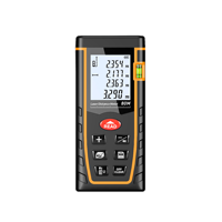 Télémètre laser numérique industriel VA-T80-1 avec niveaux à bulle, grand écran LCD rétroéclairé, mode Pythagore, indice de protection IP54
