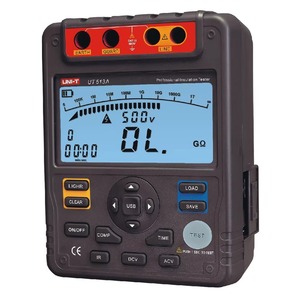 Uni-t Ut513a Insulation Resistance Tester 5000v Ac Voltmeter Automatic <b>Range</b> Digital Megohmmeter - Product Image 1