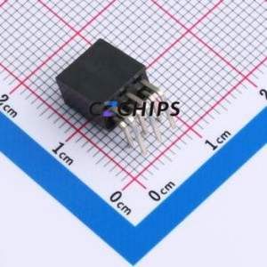 HC-PM254-8.5H-2x3PW-02A Pin Socket Bent Lead Through Hole,P=2.54mm Connector 2x3P 2.54mm 2.54mm Square Hole - Product Image 2