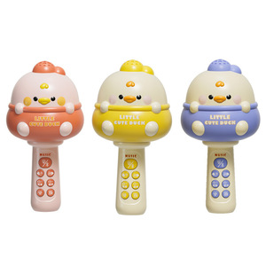 Trẻ Em Của Dễ Thương Vịt Nhựa Microphone Hát Bé Giáo Dục Sớm Karaoke Cho Loa Cô Gái Đồ Chơi Không Dây Cho 4-6 Năm - Product Image 5