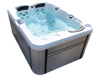 Penjualan harga pabrik untuk bak mandi panas Mini Outdoor 8891 bak mandi Pijat Kolam minum Spa terbuat dari batu buatan yang tahan lama