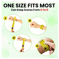 Bracelets de montre en silicone pour le comptage des scores, pour le tennis de table, le pickleball et tous les sports.