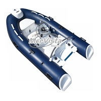 Canoë-kayak gonflable RIB à coque en fibre de verre de 3 mètres (10 pieds) avec tubes en PVC, en promotion à prix abordable
