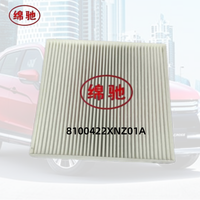 Filtre à air d'habitacle automobile de haute qualité en gros 8100422XNZ01, filtre de remplacement pour Great Wall Poer Haval F7 F7X