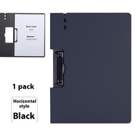 Caja de almacenamiento de libros para estudiantes de oficina A4 multifuncional, carpeta de papel de examen, archivo de carcasa dura de PP de cuero Vertical Horizontal