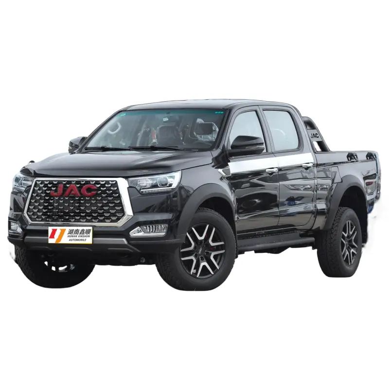 Deposit Hot Sale Cheap black color JAC T8 4x4 Diesel Double Cabin Pickup