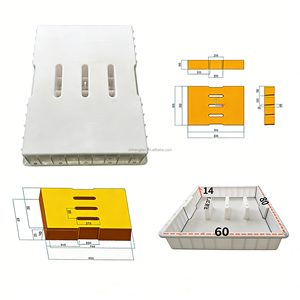 Moule de pavé écologique réutilisable Cabros SHHLP679, moule à <span class=keywords><strong>dalles</strong></span> de ciment creuses emboîtables pour la décoration de sols de jardin - Product Image 1
