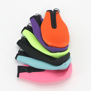 Bọc Làm Mát Chai Bia Bằng Cao Su Tổng Hợp Trống Chất Lượng Cao Bọc Làm Mát Chai Bia Rượu Cách Nhiệt Có Khóa Kéo - Product Image 5