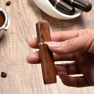 Distributeur de poudre de café en acier inoxydable, brise-grume en bois massif, style expresso, pour usage en café - Product Image 3