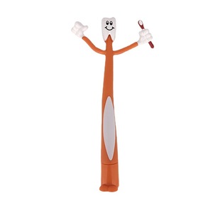 Bút Bi Đánh Răng Bút Đánh Răng Bút Xoắn Sản Phẩm Văn Phòng Phẩm Uốn Cong - Product Image 2