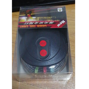 Feu arrière laser Antuke 5 LED 7 modes, lumière de sécurité pour vélo avec laser clignotant pour la visibilité nocturne en cyclisme - Product Image 2