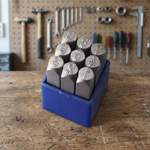 FERVI NUMERI HRC 58-60 <b>Leather</b> Punch <b>Tools</b> 4mm Character 0.26kg High Quality and Durable - Product Image 2