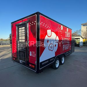 Camion de restauration mobile 2025, remorque en acier inoxydable pour les vendeurs européens, chariot de nourriture pour hot-dogs - Product Image 4