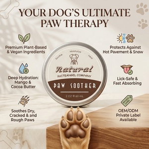 Bálsamo Vegano para Patas de Perro de Marca Privada OEM, Protector Natural de Patas con Manteca de Mango, Cera Protectora para Patas de Mascotas a Base de Plantas, Logotipo Personalizado - Product Image 1